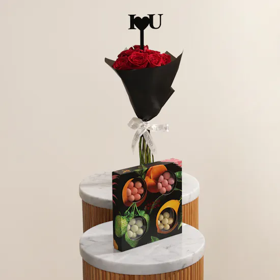 Lakrids by Bülow Small Summer Selection Liquorice Box | Love Flower Bouquet