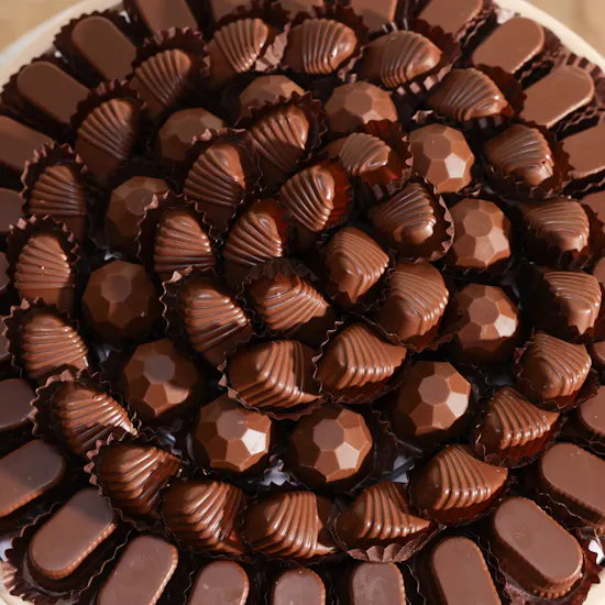 Floward Mixed Chocolate Wooden Tray
