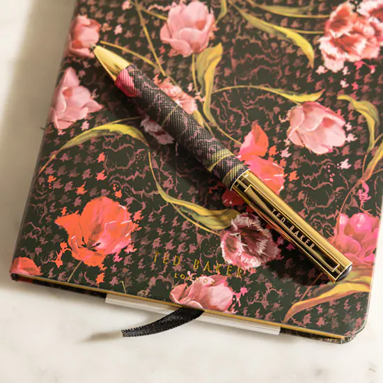Ted Baker Floral Pen and Notebook Set