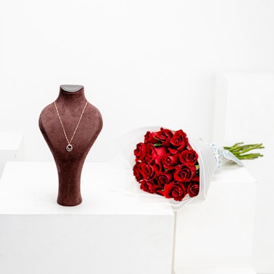 Miss L by L'azurde Rings Necklace | 15 Roses