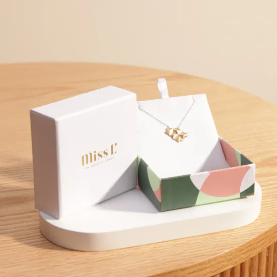 Miss L By L'azurde Saudi Arabia Map Gold Necklace