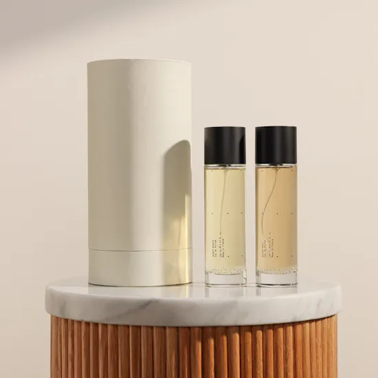 ثنائي عطور سحر الزعفران والصندل من مبخر