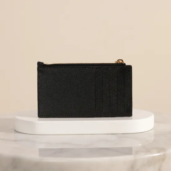 Saint Laurent Cassandre Matelassé Fragments Card Case