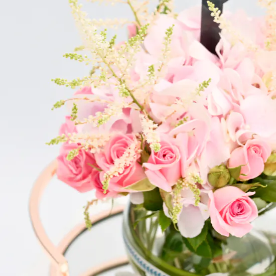 Narciso Rodriguez For Her with Wedding Blooms Vase