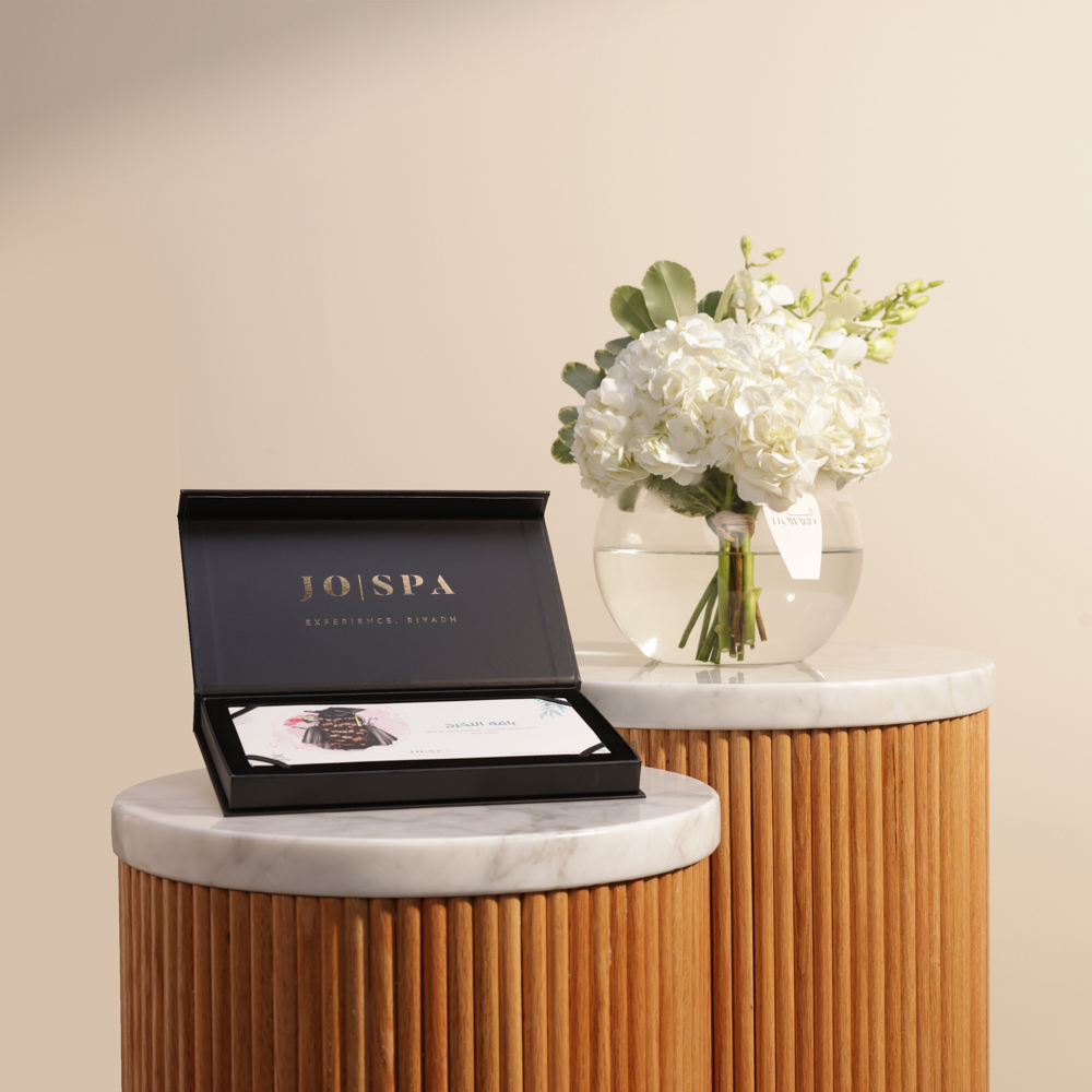 قسيمة اهداء من جو سبا | مزهرية زهور مبهجة