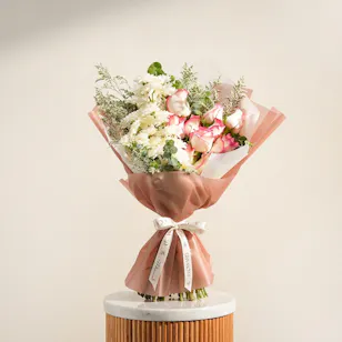 Blush Garden Whisper Bouquet