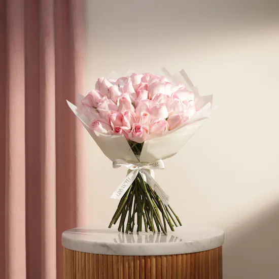 Pure Affection Pink Rose Bouquet