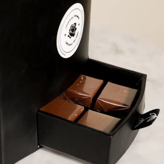 Floward Plain Chocolates | Blue Heart Flowers Box