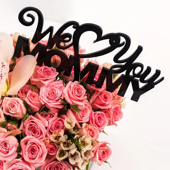 We Love You Mommy | Vase