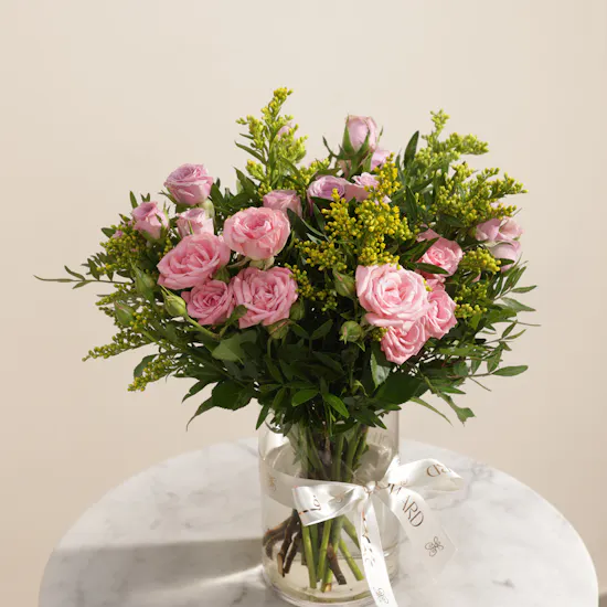 Blush Narrative Flowers Vase