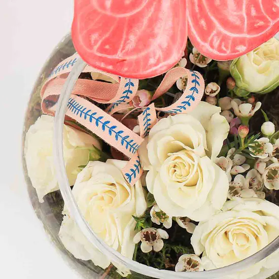 Chocolates & Roses | Glass Fishbowl