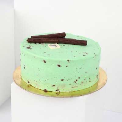 Nomad's Grasshopper Mint Choco Cake