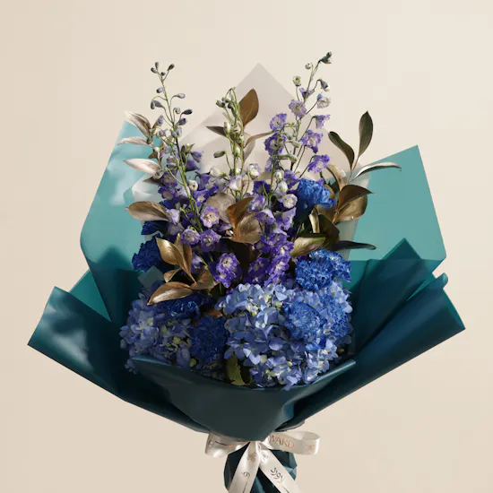 Blue Midnight Dream Flower Bouquet