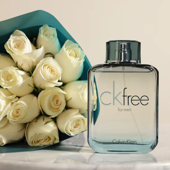 Calvin Klein Ck Free EDT for Men | Bright Serenity Flower Bouquet
