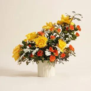 Sunlit Dream Flower Vase