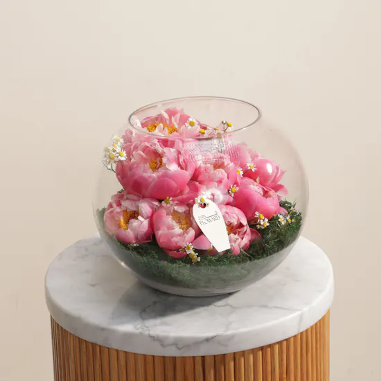 Whisper of Peony Coral Charm