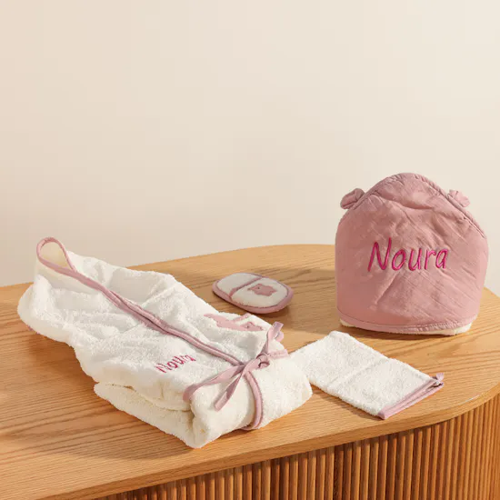 Belovedone Pink Personalized Baby Set