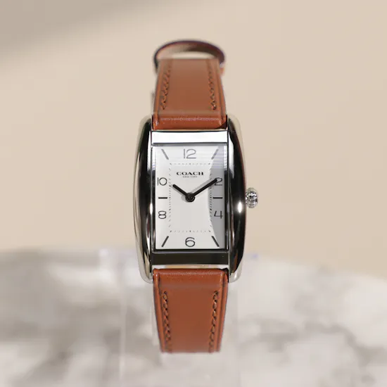 Coach Renwick Leather Strap Women's Watch