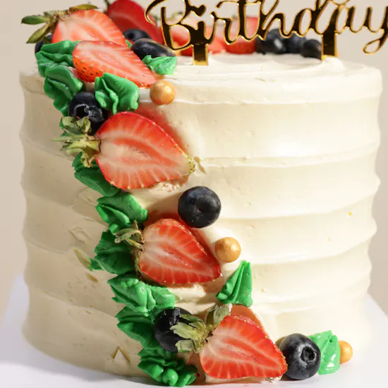 Floward Fruity Happy Birthday Cake