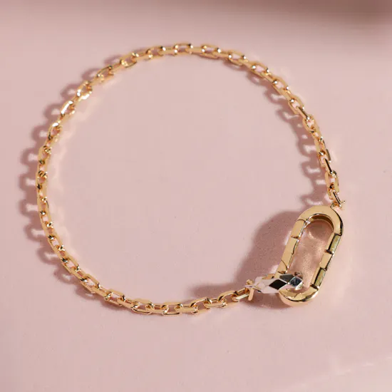 Gucci Link to Love Yellow and White Gold Bracelet