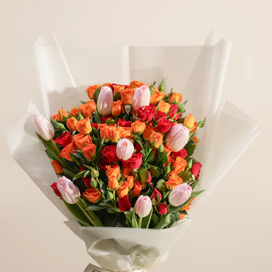 Blossoms of Joy and Light Bouquet