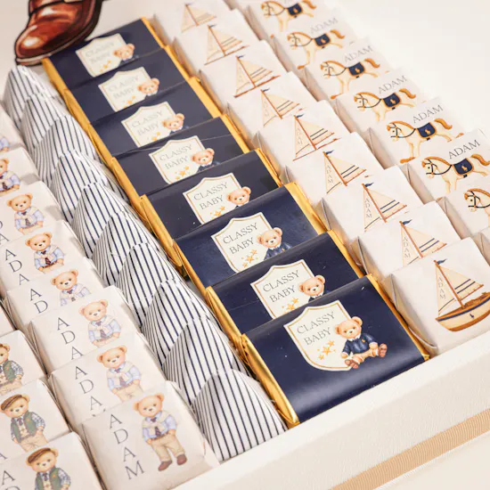 Le Chocolatier Dubai Personalized Little Gentleman Chocolate Tray