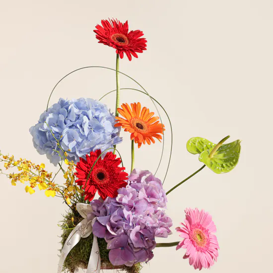 Charming Colorful Flower Vase