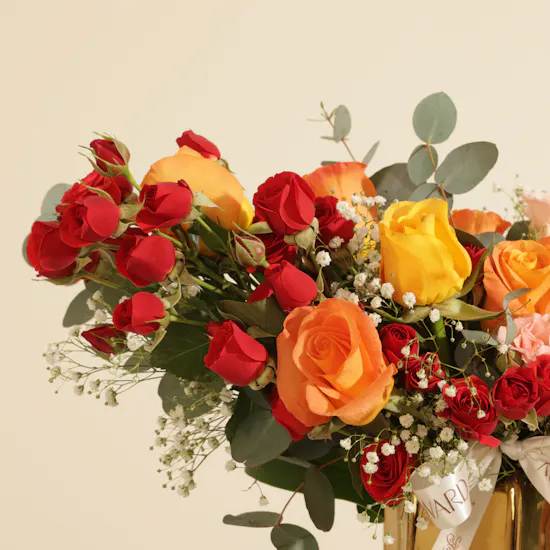 Sunlit Horizon Flower Vase