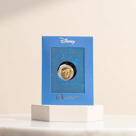 BTC Donald Duck Gold Coin