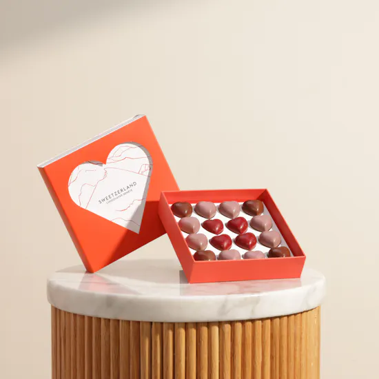 Sweetzerland Heart Chocolate Box