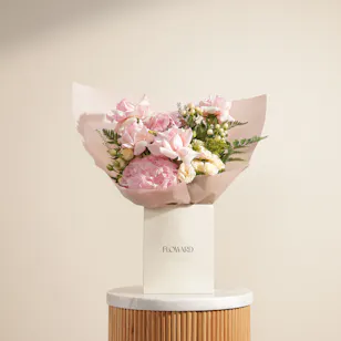 Pink Aura Flower Bouquet