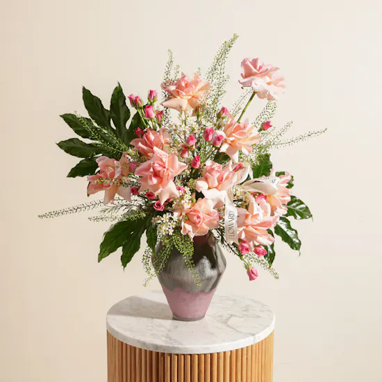 Majestic Charm Flowers Vase
