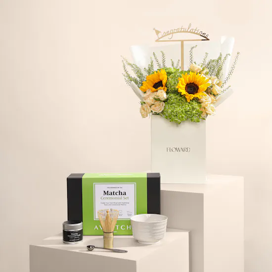 Avantcha Matcha Ceremonial Set | Radiant Achievement Flowers
