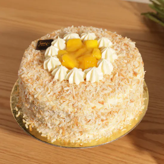 Sucre De Nada Coconut Mango Cake | Colorful Flowers Bouquet