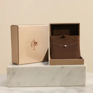 Kooheji Jewellery Heart Diamond Baby Bracelet