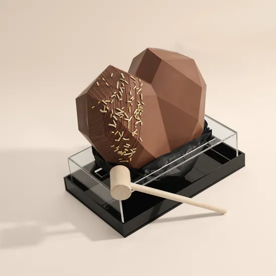 NJD Heart Chocolate & Floward Bear with Flowers