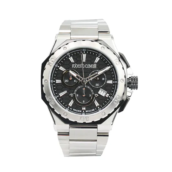 Roberto Cavalli by Franck Muller Men's Watch | Purple Flowers