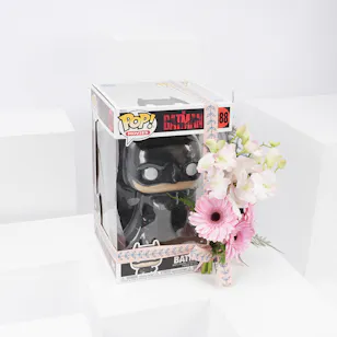 POP! Jumbo Batman Vinyl Figure with Pink Flowers