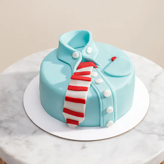 NJD Tie and Shirt Cake