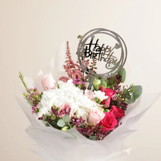 Happy Birthday Pink Bouquet