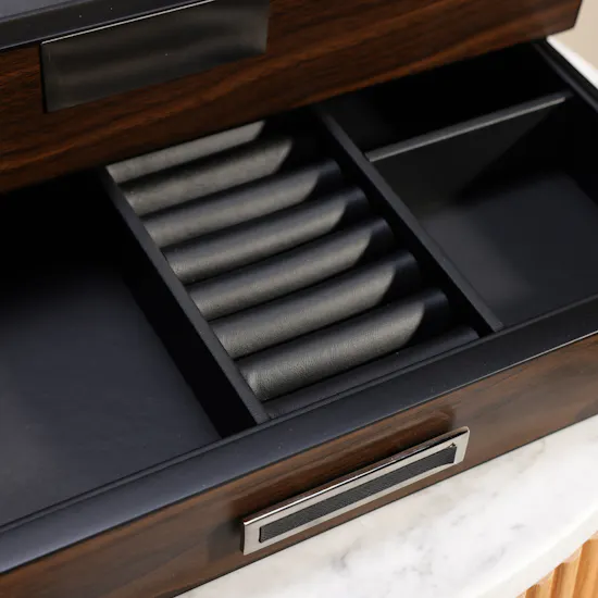 Heisse & Söhne Wooden Watches and Jewelry Brown Box