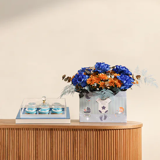 Floward New Baby Boy Cupcakes | Stunning Flowers