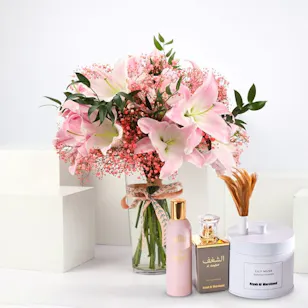 Atyab Al Marshoud Set | Pink Lily Atyab Al Marshoud Set | Pink Lily