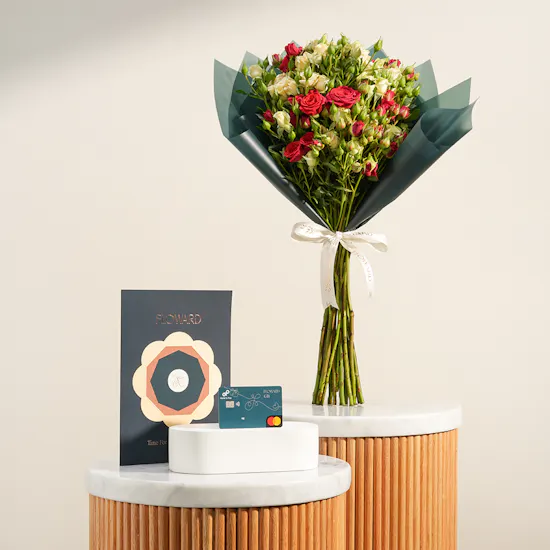 Floward Card | Happiness Flower Bouquet