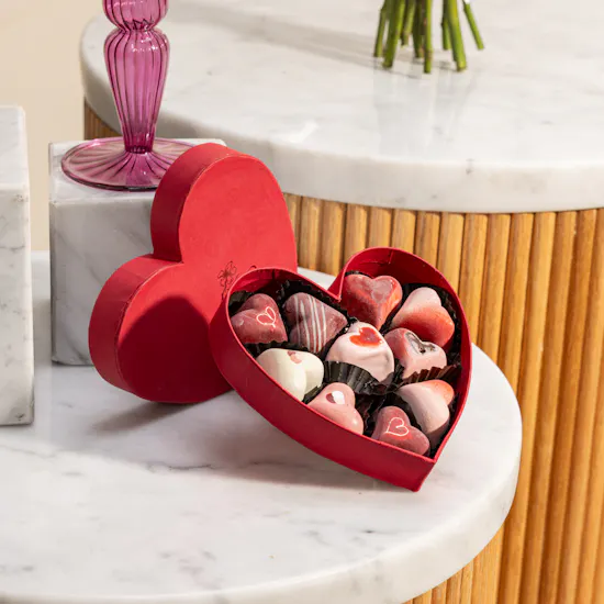 Candle Connection Candle Holder Set | Fleur Chocolate Box and Beauty Flowers Bouquet