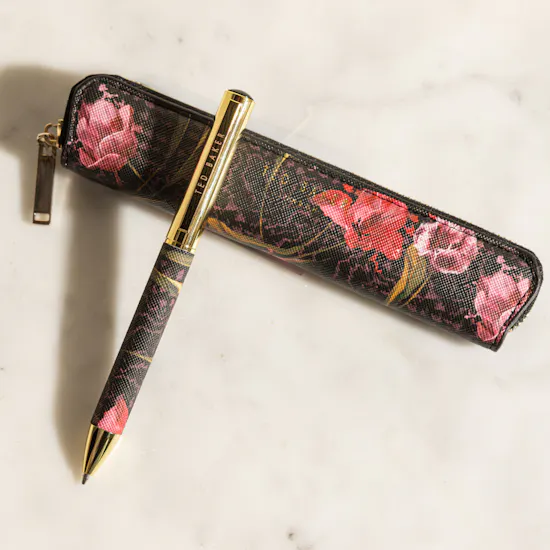 Ted Baker Floral Pen and Notebook Set