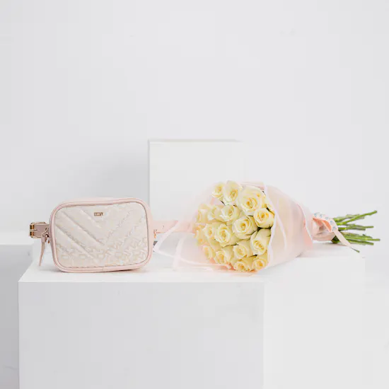 DKNY Pink Beltbag | White Rose