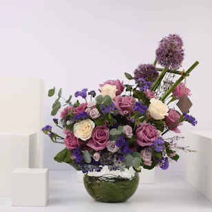 Luna Flowers | Glass Bowl Luna Flowers | Glass Bowl