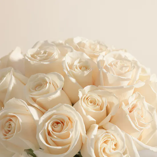 Abdul Samad Al Qurashi Ranet Khalkhal Oil Set | Serene White Roses Vase