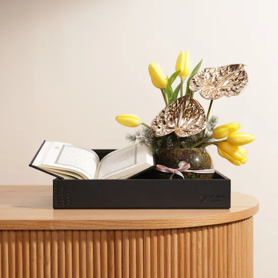 Quraan Box | Yellow Tulip
